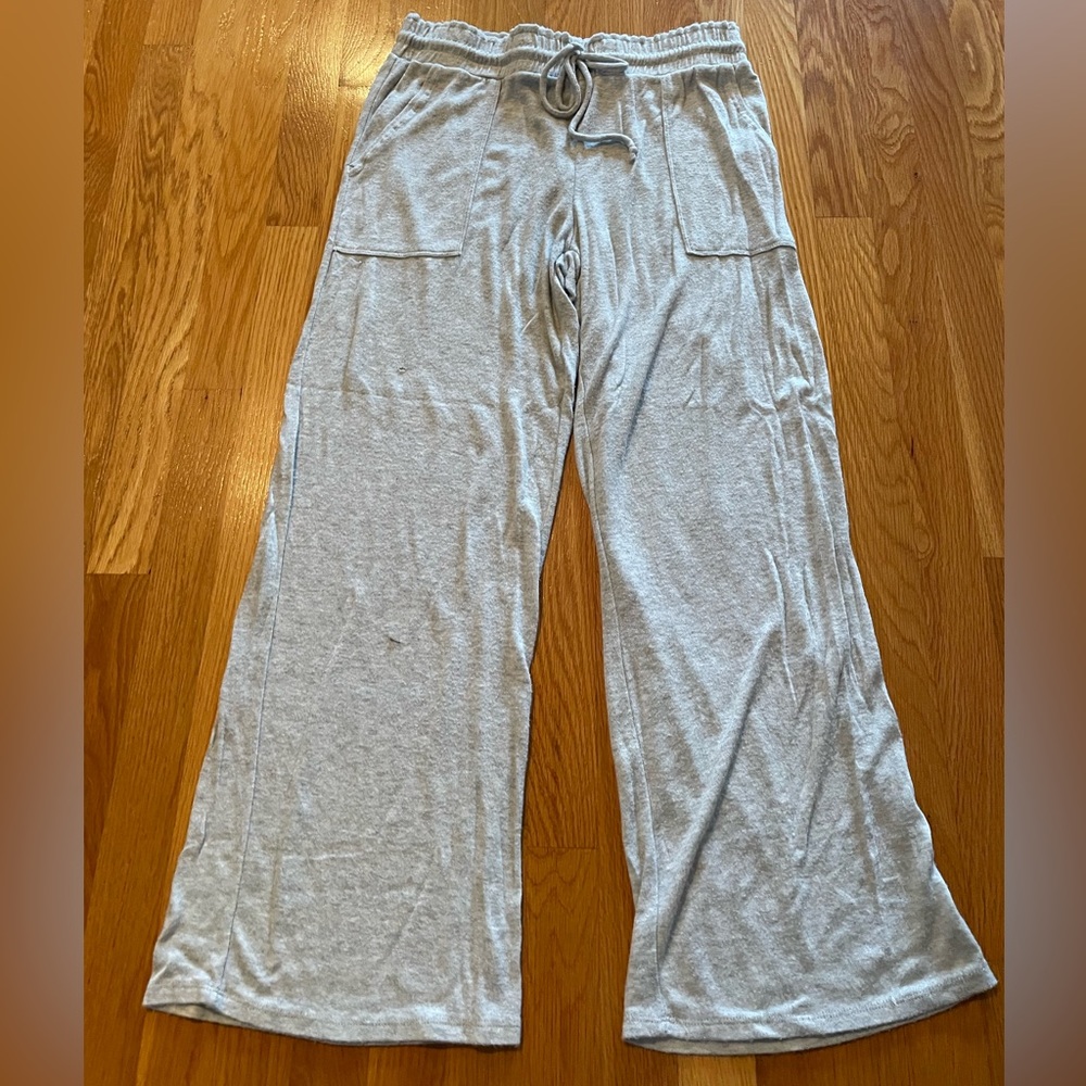 Grey wide leg pajama pants!